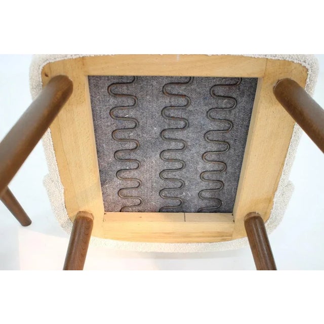 Set of Side Chairs in Bouclé, 1960s For Sale - Image 9 of 10