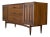 Broyhill Sculptra Mid-Century Modern Walnut Credenza Lower Height / Tv Stand For Sale
