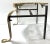 Antique English Brass Plant Stand or Small Side Table – Fireplace Footman For Sale - Image 4 of 8