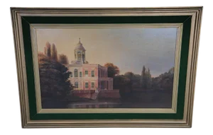 Ater Carl Daniel Freydanck, Marble Palace near Potsdam, Oil Painting, Framed