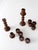 Brown Vintage Modular Wood Candlestick Holders Pair For Sale - Image 8 of 18