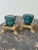 Mid 20th Century Vintage Make-Do Hemingray Glass Insulator Candleholders With Laminated Wood Bases, a Pair, Circa Mid 20th Century For Sale - Image 5 of 18