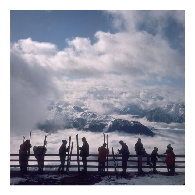 Verbier View Slim Aarons Estate Print For Sale