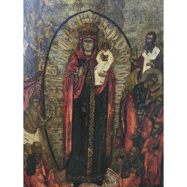 19th Century Orthodox Icon For Sale - Image 6 of 18