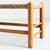 Raffia and Wood Bench, 1960s For Sale - Image 4 of 8
