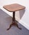 Traditional Vintage Antique Late 19th Century Solid Mahogany Traditional Georgian Style 19x22" Tilt Top Accent End Table For Sale - Image 3 of 10