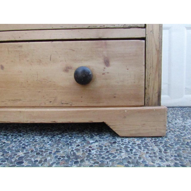 Tan Antique English Country Pine Dresser For Sale - Image 8 of 18