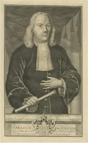 Valentijn, Abraham Van Riebeeck, Governor-General of the VOC, Dutch East Indies, 1724, Print
