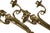 Bronze French Neoclassical Style Bronze/Brass Two-Arm Wall Sconces Set of 2 For Sale - Image 8 of 15