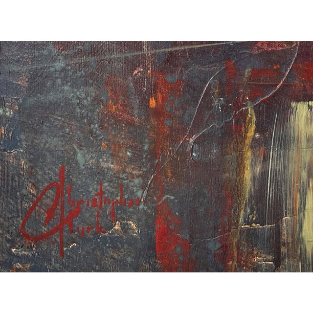 NYC - Central Park West by Christopher Clark | Oil on wood panel City street scene at night For Sale - Image 4 of 5