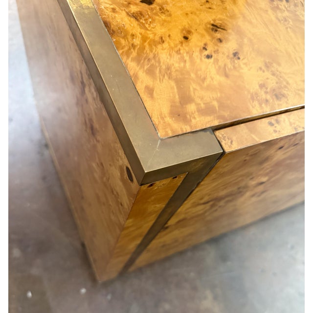 Italian Bookcase or Display Cabinet of Burr Sycamore - Two Available For Sale - Image 10 of 18
