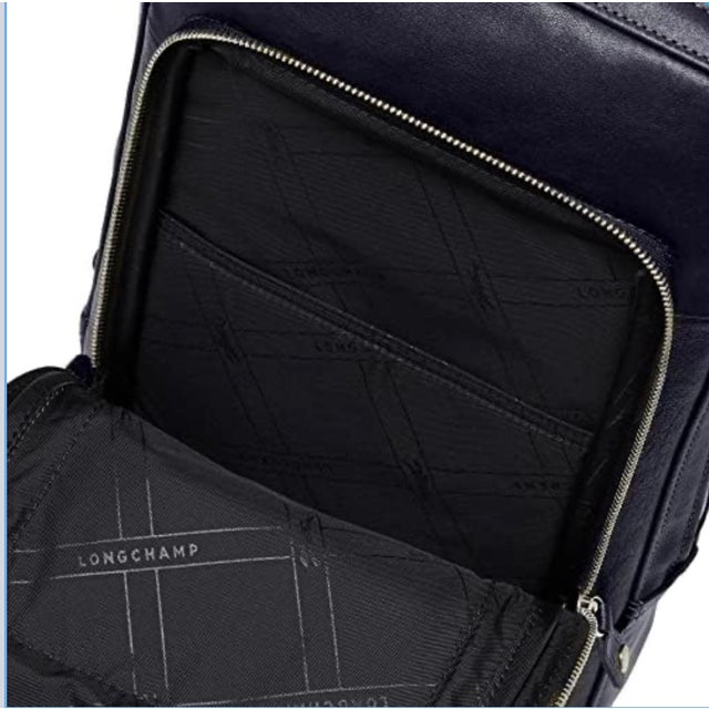 Animal Skin Longchamp Leather Backpack Body Bag Sling Pack Crossbody Men Women For Sale - Image 7 of 10