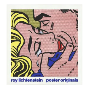 2003 Roy Lichtenstein 'The Kiss V' Pop Art France Serigraph