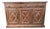 1980s European-Farmhouse Solid Oak Sideboard Bar Cabinet For Sale