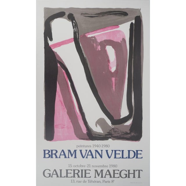 Bram Van Velde, Expo 1980, Lithograph For Sale - Image 7 of 7