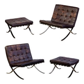 Example of Bauhaus Chair and Ottoman Sets