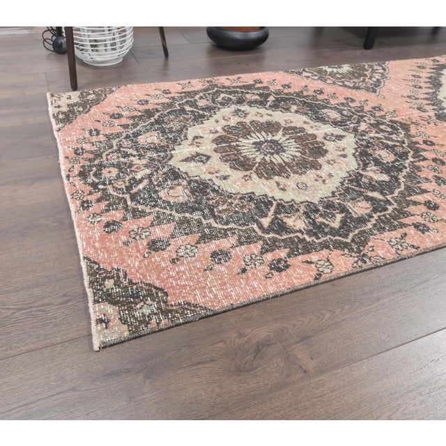 Turkish Oushak Wool Runner For Sale - Image 4 of 8