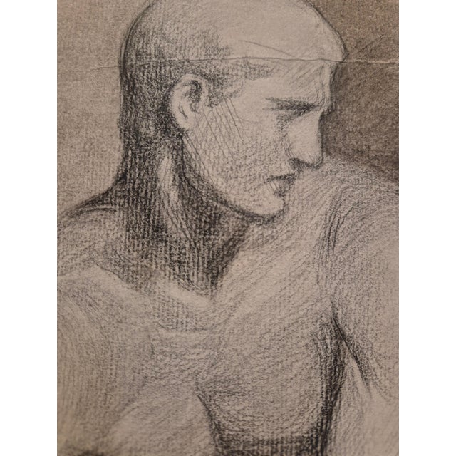 Ellen Hägg, Nude Study Sketch, 1894, Drawing in Charcoal For Sale - Image 3 of 9