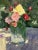 Nikolai Latyshenko, Roses Under the Sun, Oil on Cardboard, 1982 For Sale - Image 3 of 7