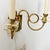 Brass Vintage French Brass & Glass Wall Sconces - A Pair For Sale - Image 8 of 14