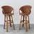 Swivel Rattan Bar Stools, France, 1970s, Set of 2 For Sale - Image 13 of 13