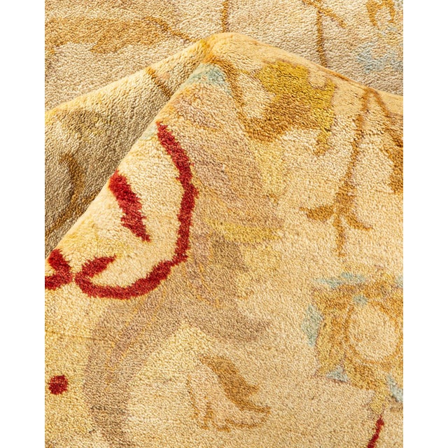Textile Mogul, One-of-a-Kind Hand-Knotted Area Rug - Ivory, 8' 2" x 9' 10" For Sale - Image 7 of 8