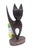 Mid 20th Century Wood Carved Cat Figurine For Sale In Miami - Image 6 of 9