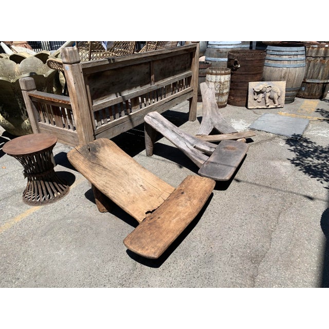 VIntage Tiv Tripod African Star Gazer Organic Modern Chair For Sale In Los Angeles - Image 6 of 7