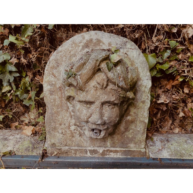 Antique Stone Fountain and Outdoor Basin, 1800s For Sale - Image 3 of 9
