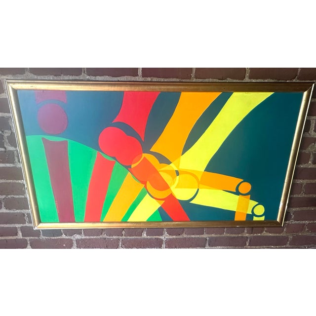 Contemporary Quads II by Susan Hoffman Modernist Color Block Painting For Sale - Image 3 of 9