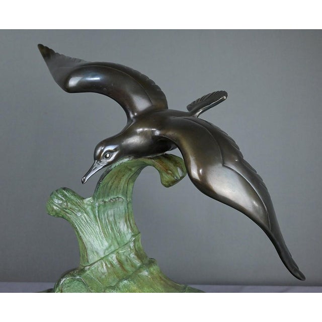 Charles Ruchot, Bird in Flight, 1920s, Bronze For Sale - Image 15 of 18