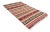 Vintage Striped Turkish Kilim Rug - 71" X 117" For Sale