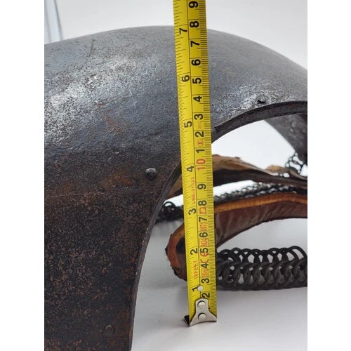 Rare Antique Original French Napoleon Era Imperial Guard Armored Breastplate. Great Authentic Piece Home Decor For Sale - Image 11 of 11