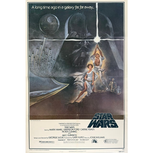 Star Wars 1977 Original Vintage Poster For Sale