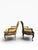 1960s Pair of “His & Hers” French Provincial Bergère Chairs, 1960s For Sale - Image 5 of 15