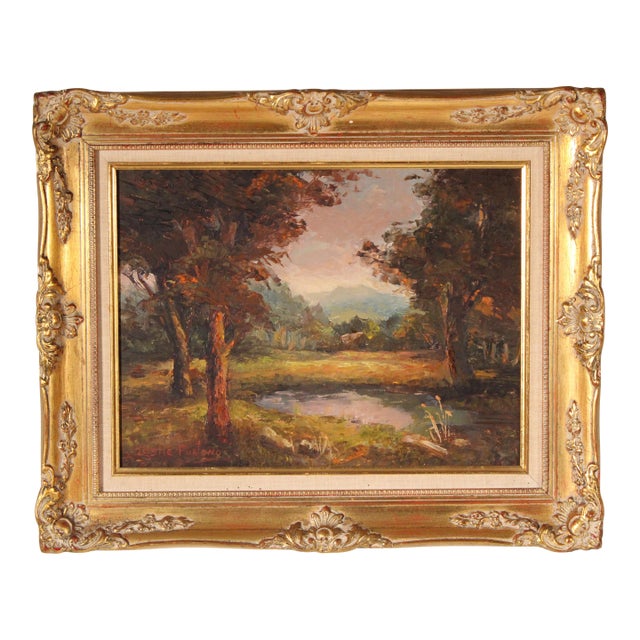 Impressionist Landscape Painting by Leslie Furlong (1905-1989) For Sale