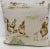 16" Square Pillow Decorated With Chickens Feeding And Strutting Around Their Chicken Coop - Made in UK. This pillow was...