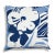 Schumacher Stevie Pillow in Blue & White For Sale - Image 11 of 11