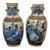 Antique 1800s Chinese Blue & White Vases W/Crackle Glaze - A Pair For Sale