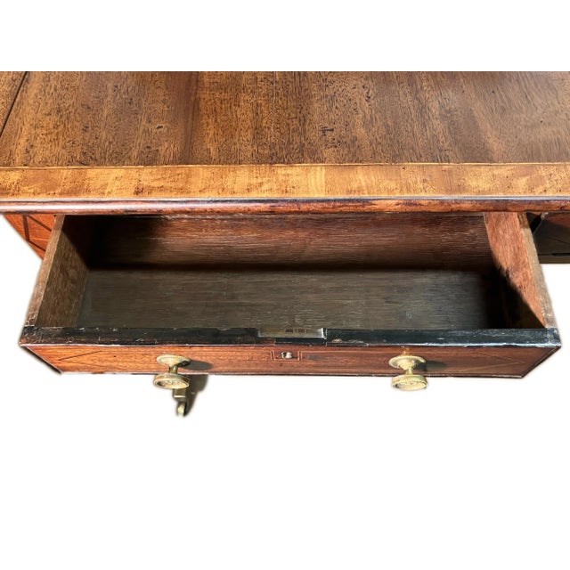 Wood 19th Century Regency Mahogany Drop-Leaf Sofa Table For Sale - Image 7 of 8