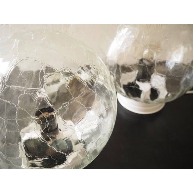 1970s Mid-Century Globe Table Lamps, 1970s, Set of 2 For Sale - Image 5 of 14