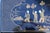 Late 20th Century Black Lacquer Chinoiserie Console Table With Gold Figural Decoration & Scroll Supports For Sale - Image 4 of 18