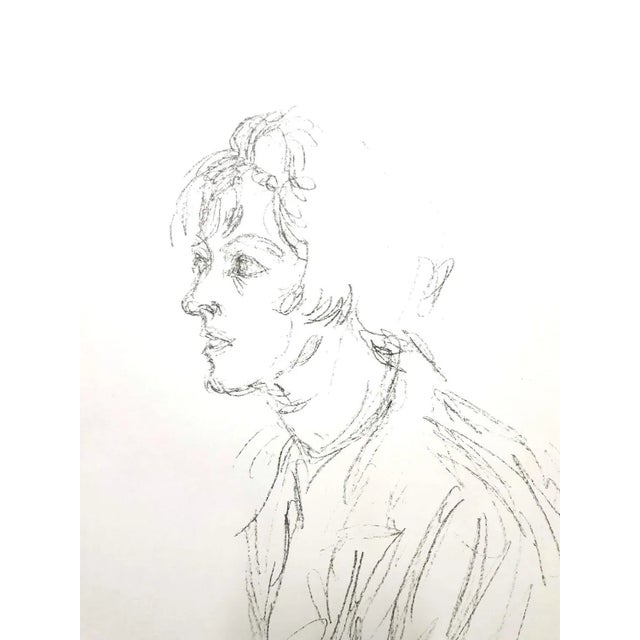 Alberto Giacometti - Original Lithograph 1964 Dimensions: 38 x 28 cm From the journal Derrière le Miroir No. 148, 1964...