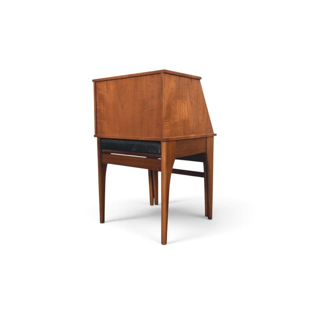 Mid 20th Century Small Chippy Telephone Bench With Pullout Seat For Sale - Image 11 of 13