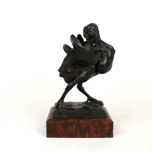 A rare model of what we believe is an adolescent turkey by the important American Animalier Sculptor, Albert Laessle. The...