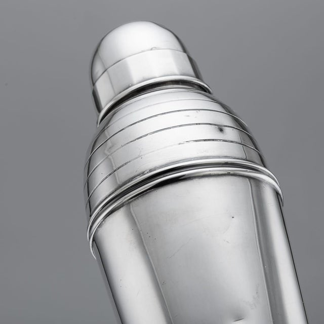 Vintage Art Deco Silver Plated Shaker by Asprey of London, 1930 For Sale - Image 12 of 17