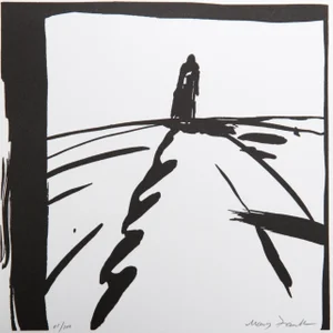 Untitled from Sculpture Center Portfolio Printed Letterpress on Somerset, Mary Frank