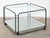 Contemporary Vintage Two-Tier Table in Metal Tubing and Glass, Italy, 1980s For Sale - Image 3 of 10