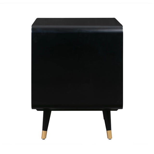 Wood Christine Cane Nightstand For Sale - Image 7 of 11