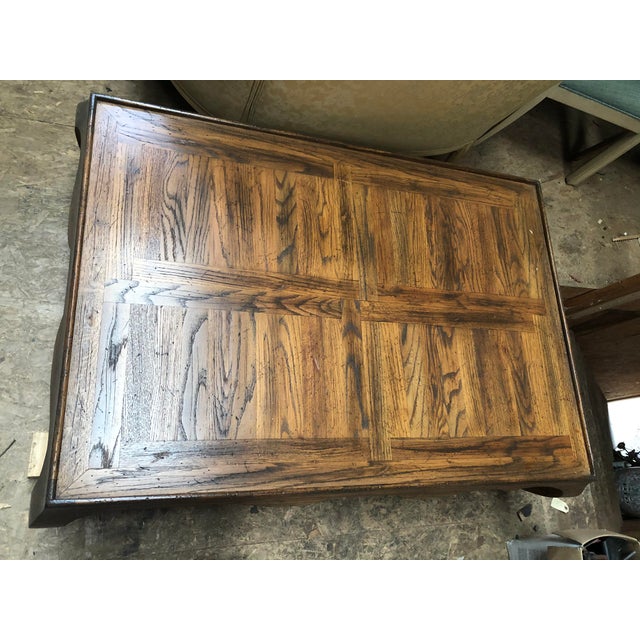 Mid 20th Century Country French Style Oak Coffee Table Chairish